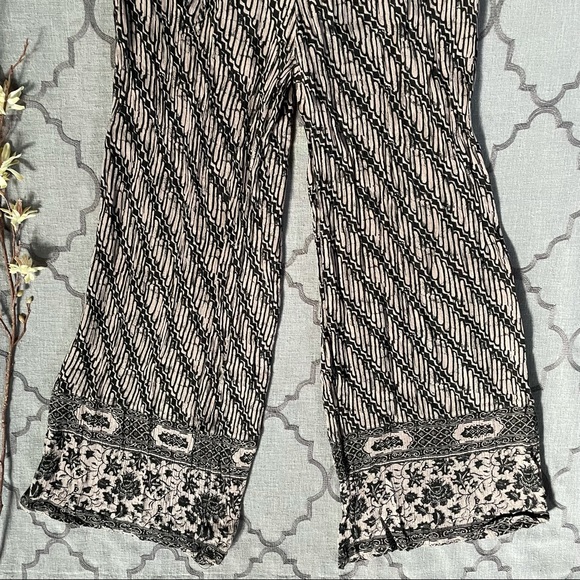 Free People Chic Smocked Wide Leg Halter Jumpsuit - Picture 3 of 16